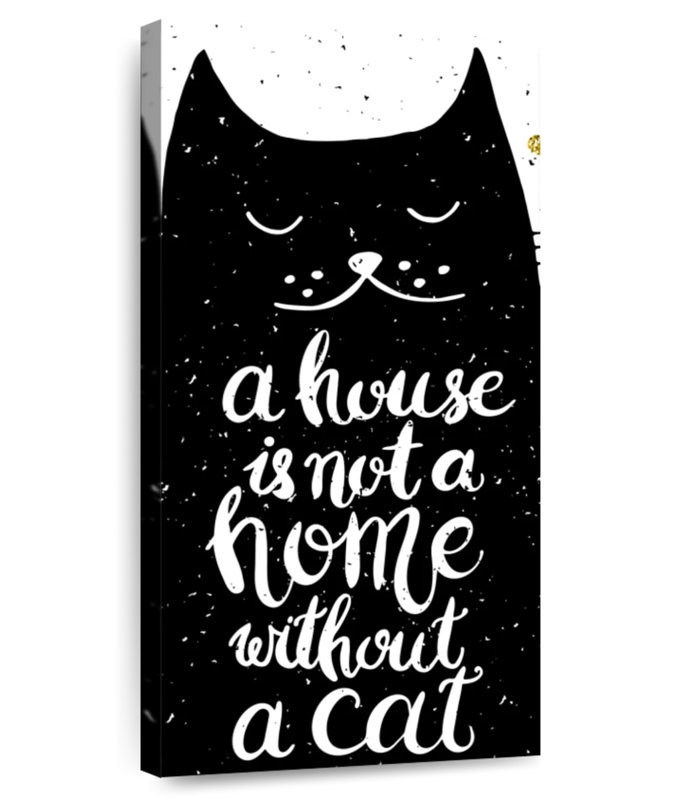 Cat Lovers Typography, 36" H x 18" W