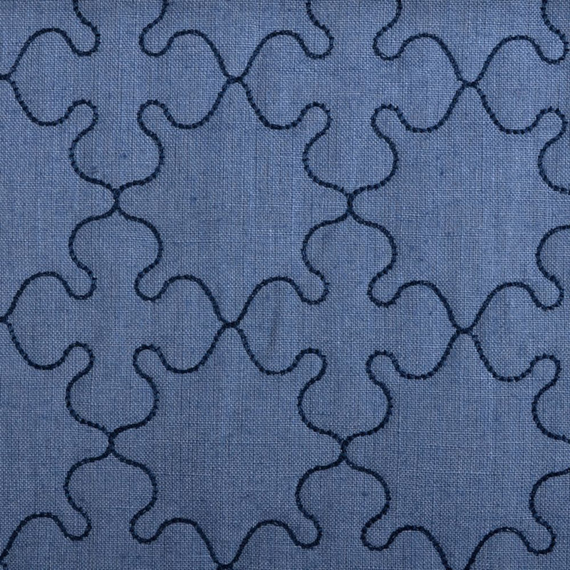 Linen Blend Fabric, Light Blue