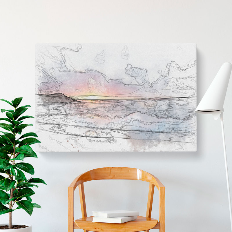 Pacific Coast Sunset - Wrapped Canvas, 35cm H x 50cm W x 3cm D