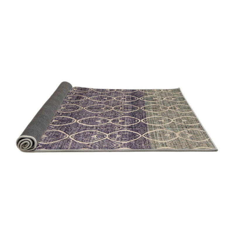 Tapis abstrait moderne 4762, Rond 8 pi