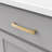 Crest Collection Handle Pull - 5-1/16" Center to Center Cabinet Pull Champagne Bronze - Mid-century Modern Hardware for Drawers & Cabinets   -99340793-116616903