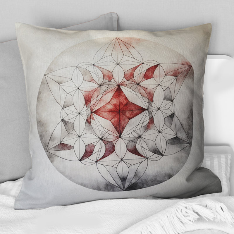 Coussin décoratif géométrique Sacred