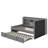 Twin Size Upholstered Daybed With Trundle, Storage Shelves, USB & Outlet-1446527641