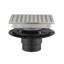 Drain de plancher de douche carré 6 po (ensemble de 2)-81841255