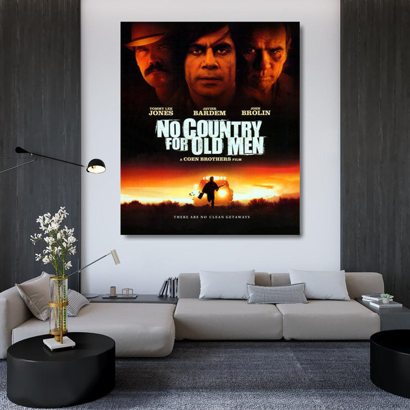 No Country For Old Men, H 43 po x l 36 po
