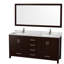 Sheffield 72" Double Bathroom Vanity Set with Mirror-1270602863-1275114324-1291003101