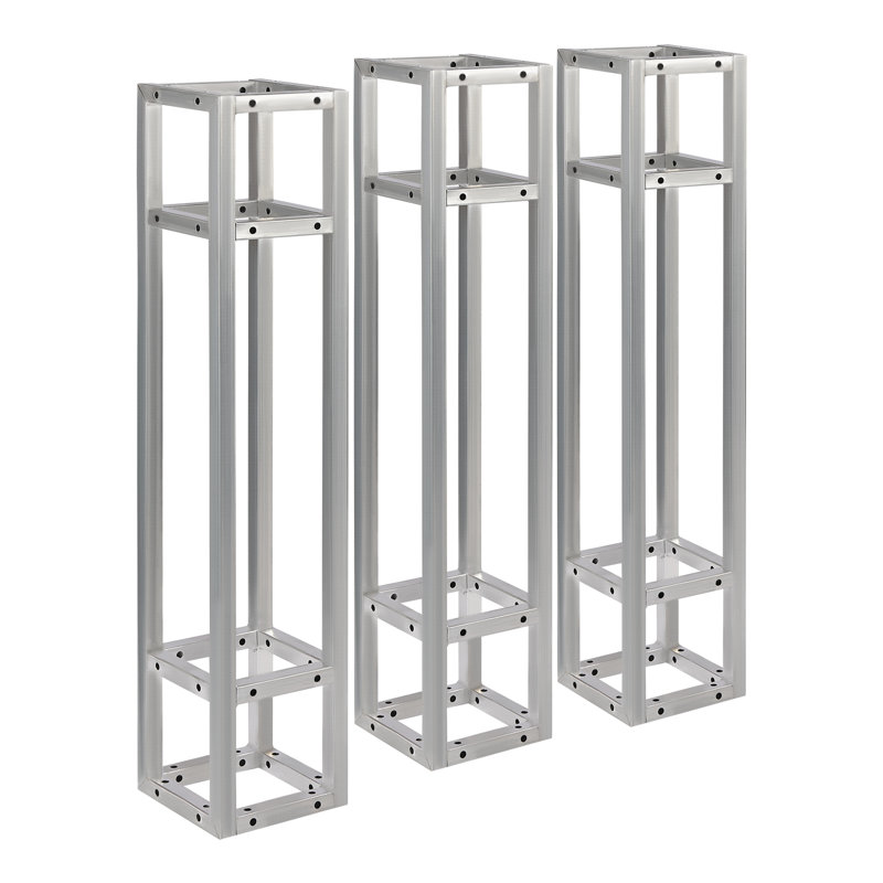 Boîte carrée portative en treillis pour système d'éclairage de tente pour l'intérieur et l'extérieur