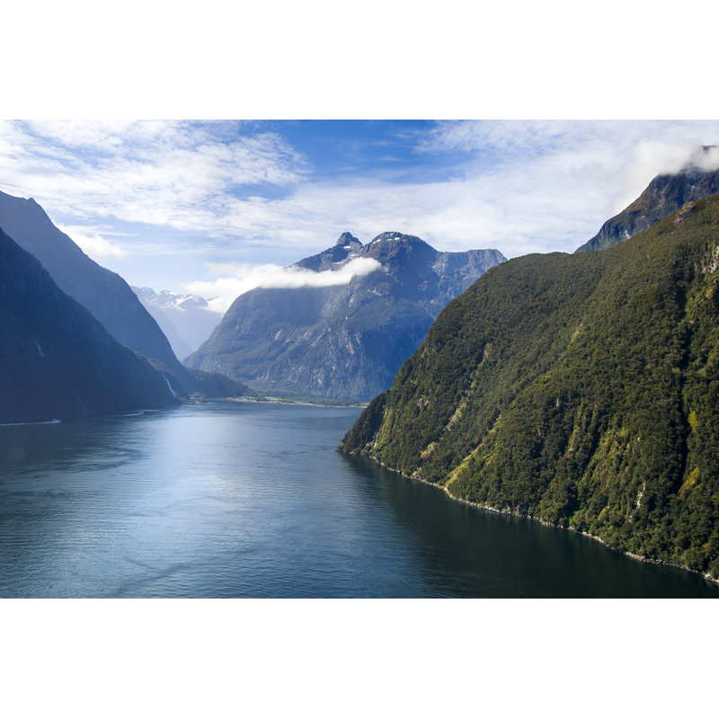 Milford Sound - Wrapped Canvas Print, 30cm H x 46cm W x 3.8cm D