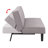 Aadhya Twin 70 " Upholstered Convertible Sofa-41193691