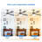 Kialah 52'' 4-Blades Ceiling Fan with LED Lights & Remote Quiet Motor