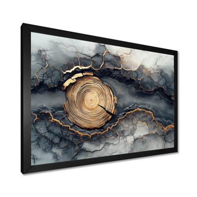 Winter Dam River Of Wood Slide And Crystal III - trees Wall Art