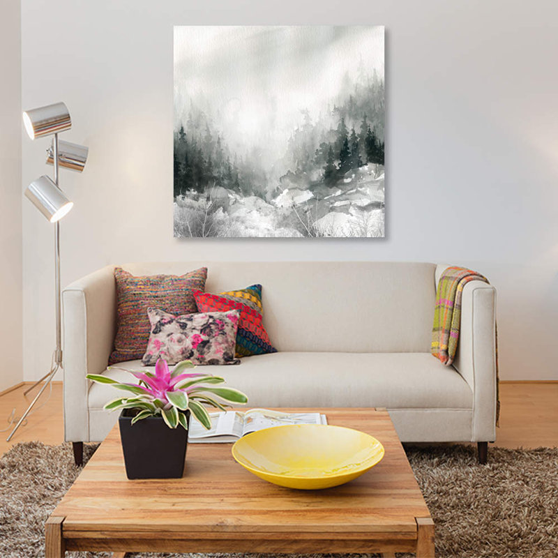 "crépuscule" sur la toile, impression sur toile, H 12 po x l 12 po x P 0,75 po, Toile tendue, Pas de tapis