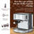 20 Bar Professional Espresso Machine – Milk Frother, Single/Double Shot, Ese Pod Compatible, Removable Water Tank – Home Barista Edition For Cappuccino, Latte & Macchiato