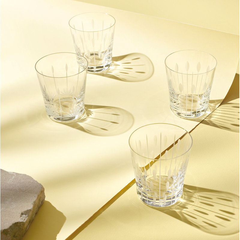 Lotus Crystal Drinking Glass