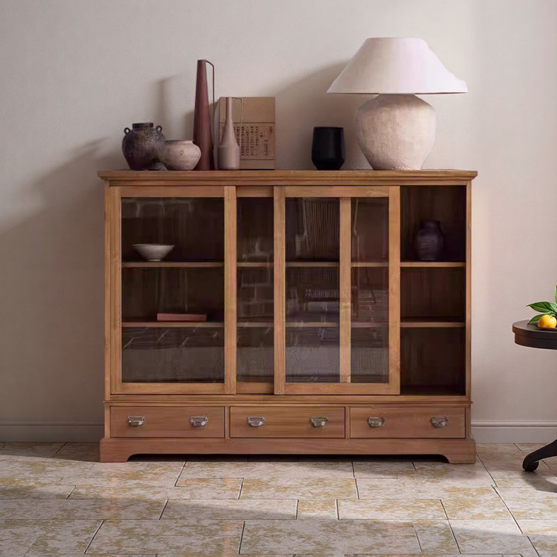 Buffet de cuisine en verre massif