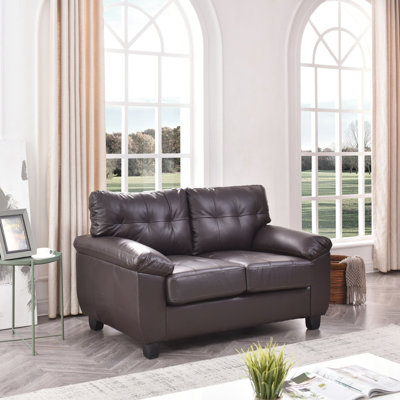Causeuse Gallant G905A-L avec dossiers amovibles et structure en bois franc pour une assise confortable et durable