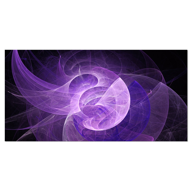 « purple mystic psychédélique design », impression sur toile, H 28 po x l 60 po x P 1,5 po