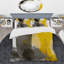 Ensemble de literie 4 pièces Modern Modern - jaune moutarde et gris vif II-131382673