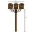 Hanford Aluminum Post Mounted Mailbox