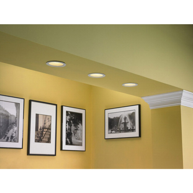 5'' White Baffle Recessed Trim