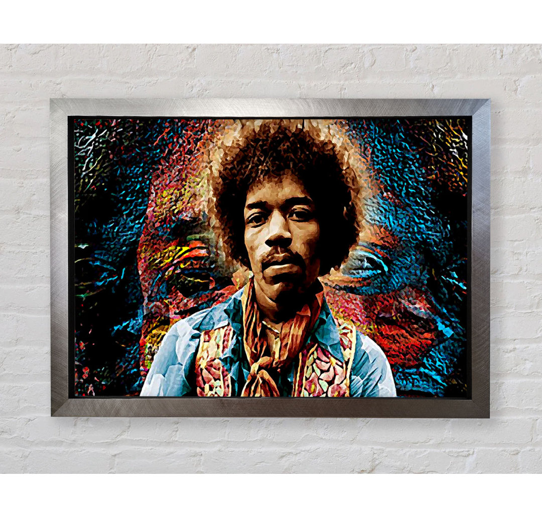 Jimi Hendrix Axis Bold As Love - Einzelne Bilderrahmen Kunstdrucke