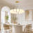 Modern Globe Bubble Chandelier With Acrylic Shades