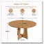 Table de salle à manger ronde