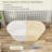 Freestanding Soaking Acrylic Bathtub with Pop Up Drain and Overflow Hole-125397135-125397132