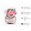 Fashion and Glam - Parfum rose et fleurs, impression d'art sans cadre-138638652