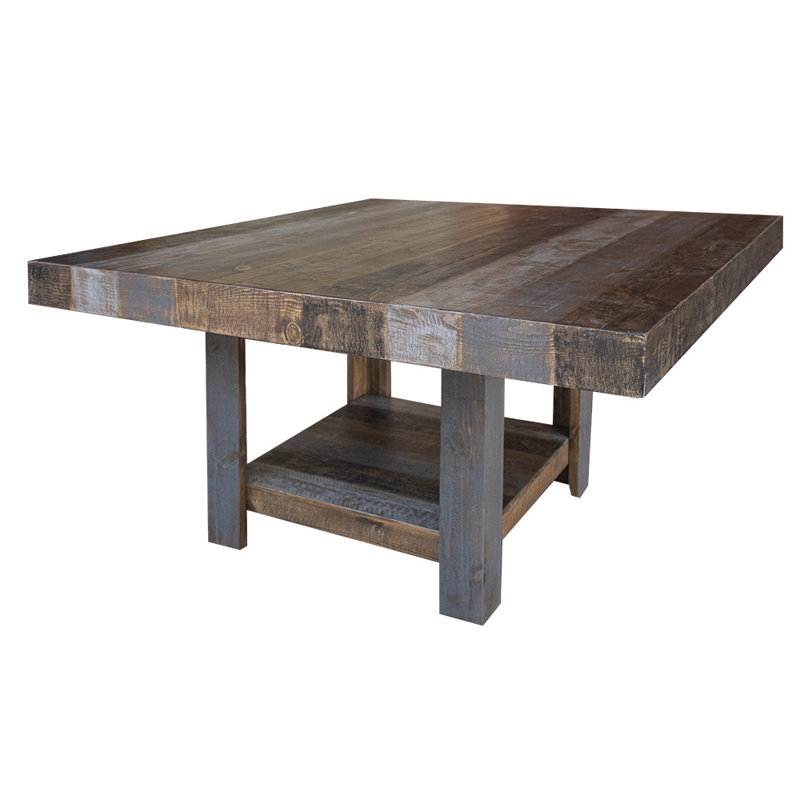 Sabetha Pine Solid Wood Base Dining Table