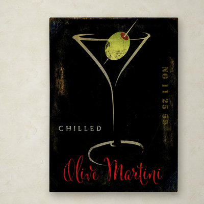 «Olive Martini II» par Jadaya, impression sur toile tendue