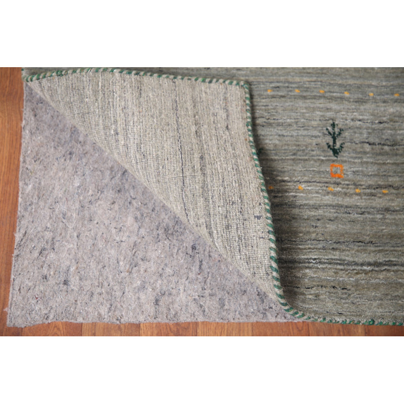 Tapis vert Gabbeh 9 x 12