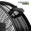 Ventilateur de plancher à haute vitesse avec roulettes-89028313