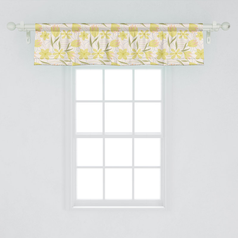 Multicolore paquet de 2 pétales saisonniers avec feuilles 54 po x 12 po Ambesonne