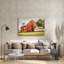  «Old Red Barn» par Ashley Bradley, art mural en verre acrylique-1480294229
