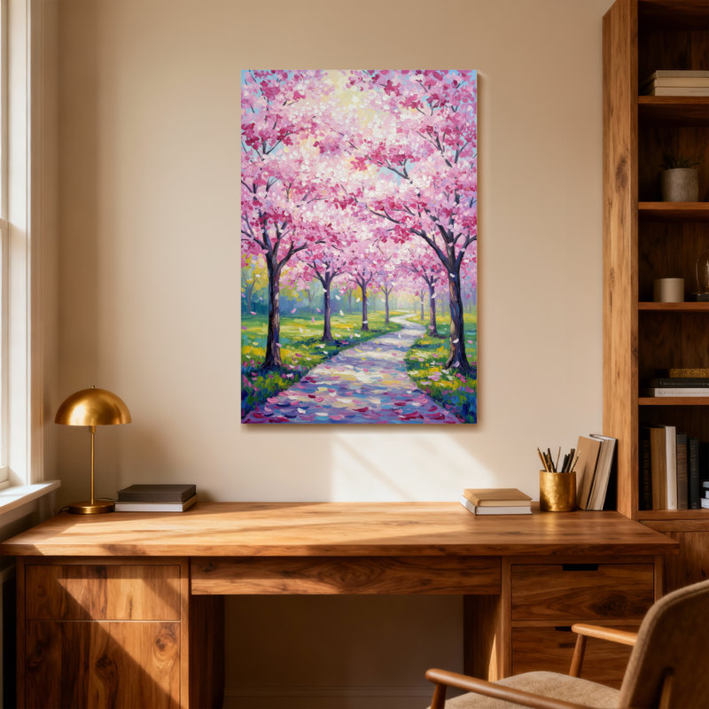 Art sur toile, paysage et nature, H 40 po x l 28 po