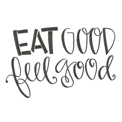 Eat Good Feel Good 3 - Wrapped Canvas Print