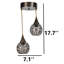 Luminaire suspendu sphère 2 lumières Cheserfo