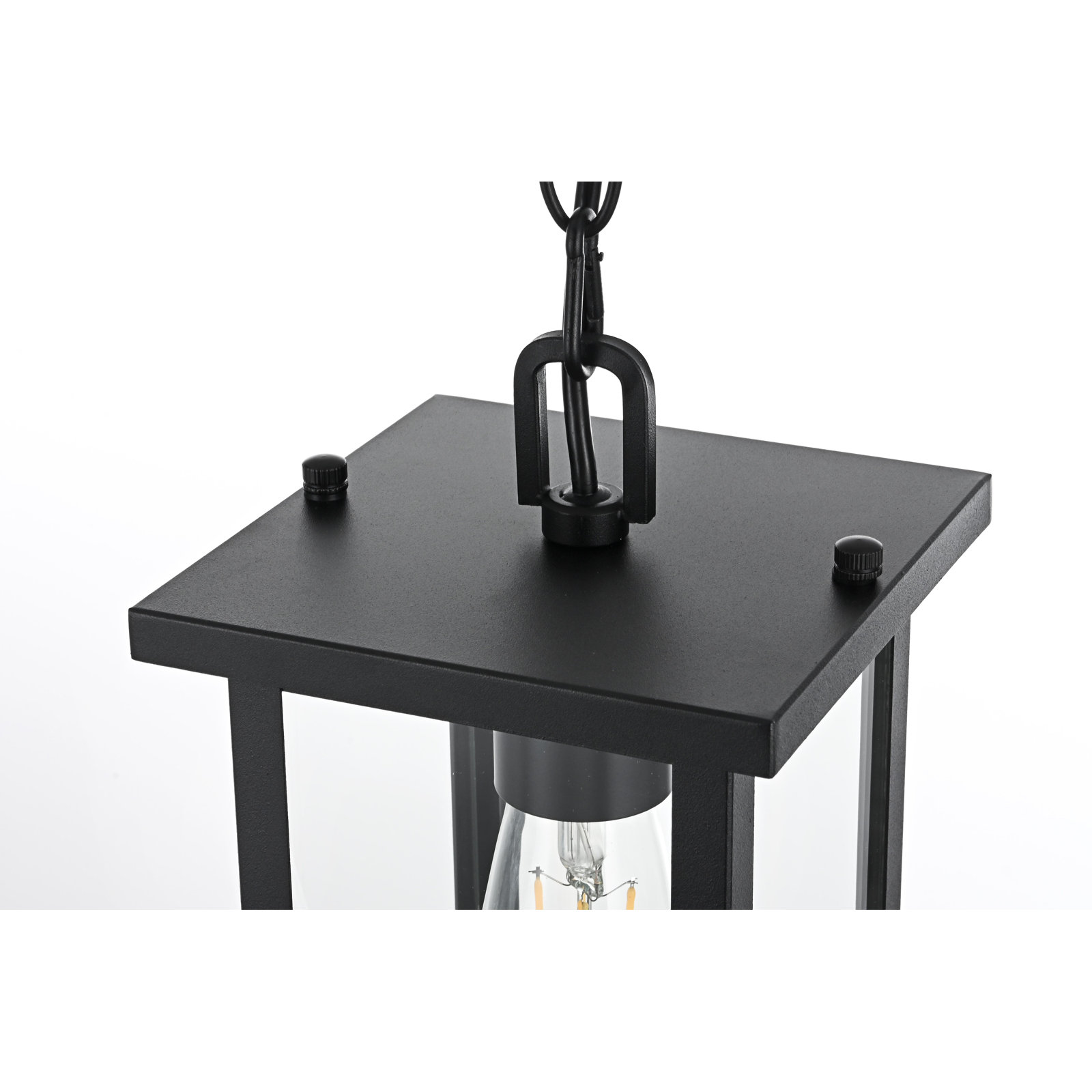 Mershon 6 Inch Outdoor Pendant in Black