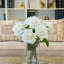 White Tall Rose Real Touch Floral Arrangement