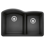 Diamond SILGRANIT 32.07" L x 20.92" W Double Bowl Undermount Kitchen Sink
