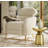 Yana White Upholstered Armchair