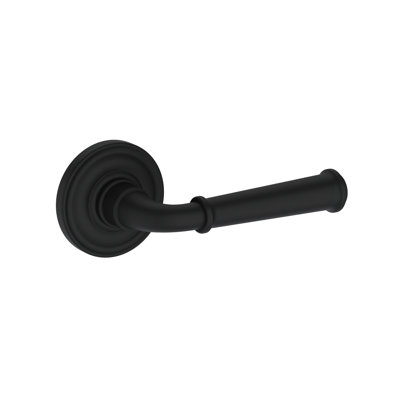 Dunsmoor Passage Lever with Traditional Round Rose in Venetian Bronze