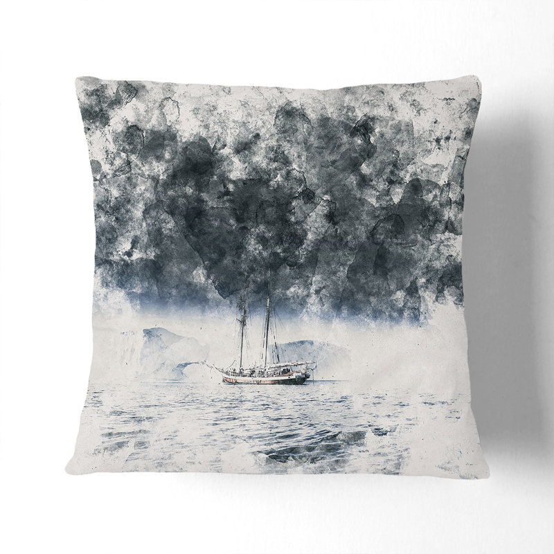 Square Throw Cushion, 55cm H x 55cm W x 20cm D