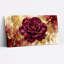 Ensemble de 1 tableau abstrait aquarelle rose rouge sur toile tendue-593111698