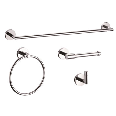 Graz 4-Piece Bathroom Hardware Accessory Kit