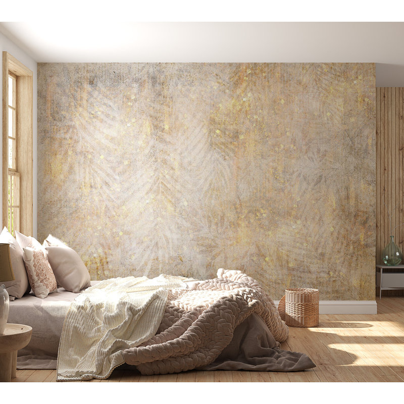 Murale abstraite pelez et collez - Émotion dansante, L 100 po x l 135 po