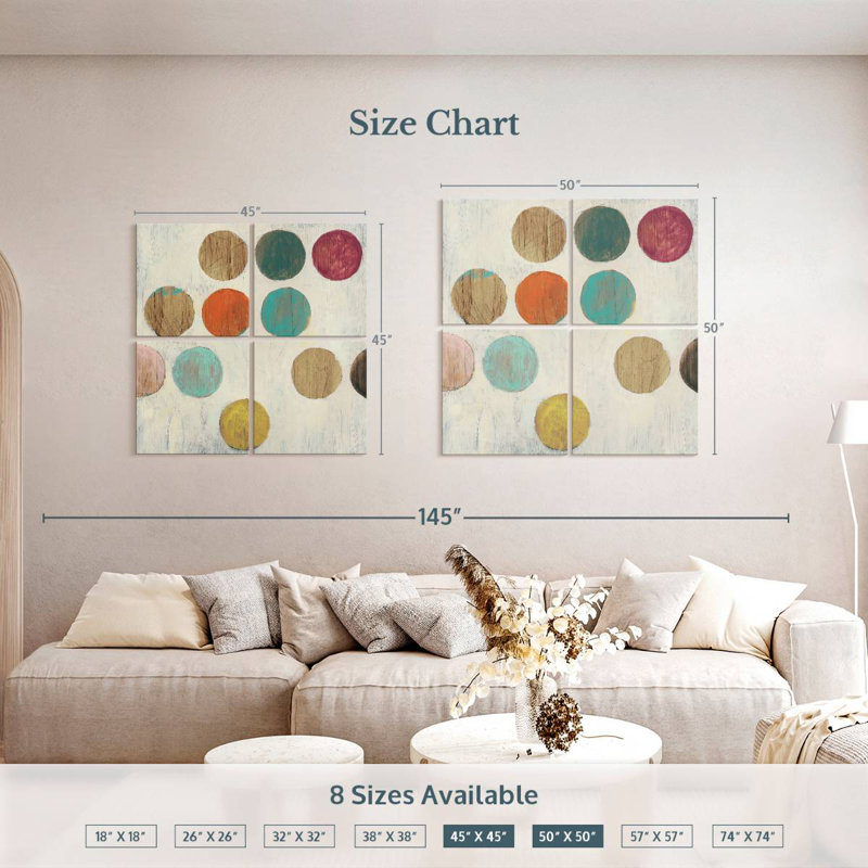 Dot Matrix I, 50" H x 50" W