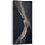 Art moderne abstrait de silhouette de ruban coulant bleu marine foncé - grande toile encadrée de chambre à coucher principale-2087650993-2087650995
