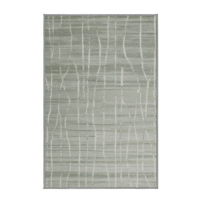 Tapis abstrait lavable à la machine